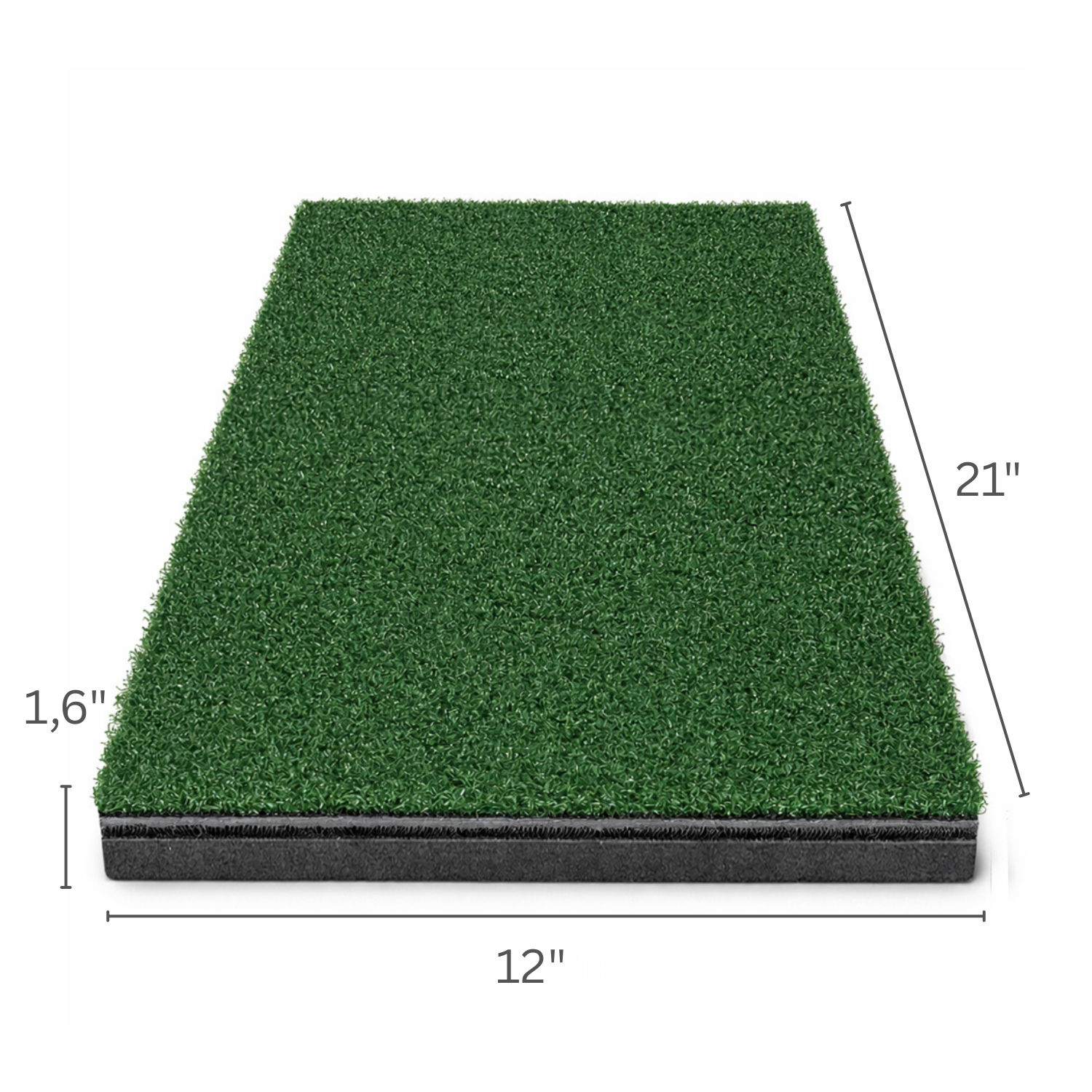 TrueTurf 3D FlexCell Hitting Strip - Fairway