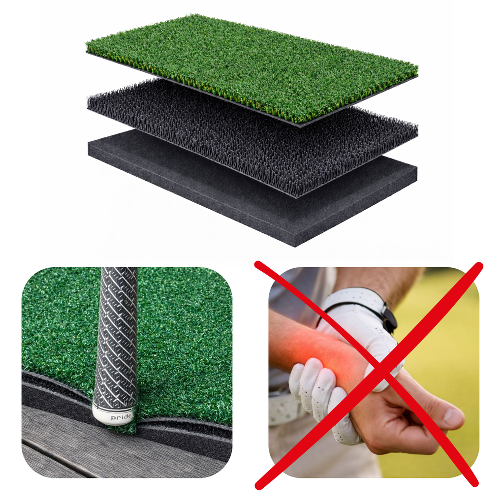 TrueTurf 3D FlexCell Hitting Strip - Fairway